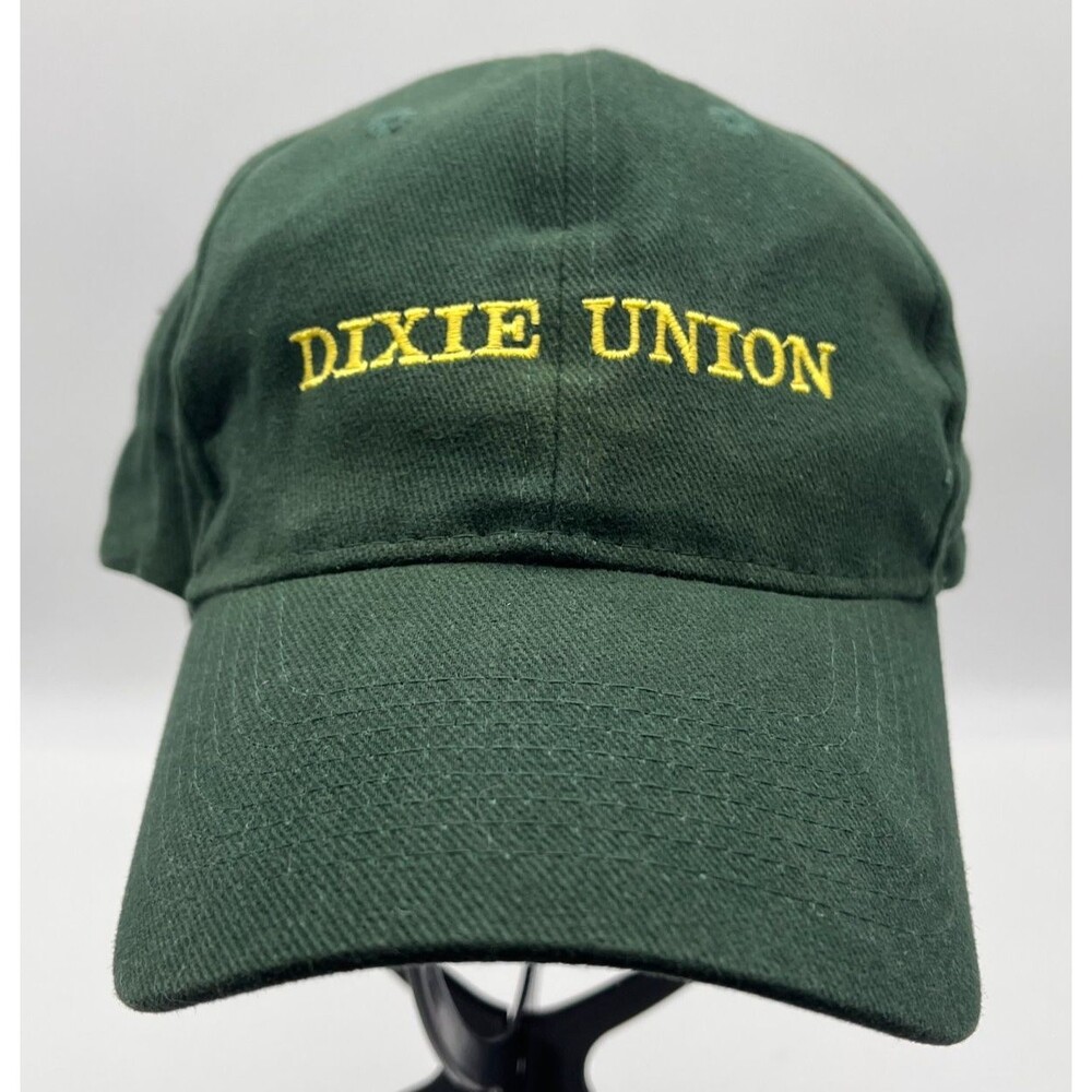 Dixie Union Ball Cap Hat Green Gold Lanes End Horse Racing Strapback